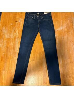 Skinny Jeans Dark Wash Womens Rag & Bone Tag 29 Fits Like 29X29 Stretch Denim